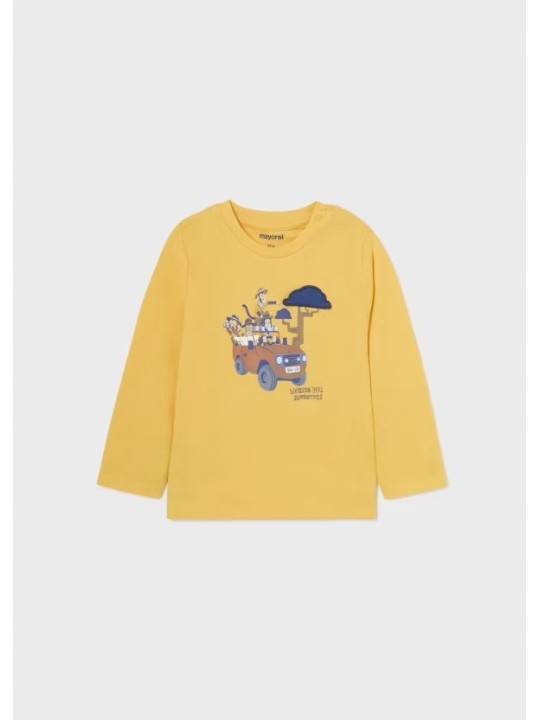 MAYORAL NEWBORN  KOSZULKA BLUZKA NA DŁUGI RĘKAW ŻÓŁTA 1033/67