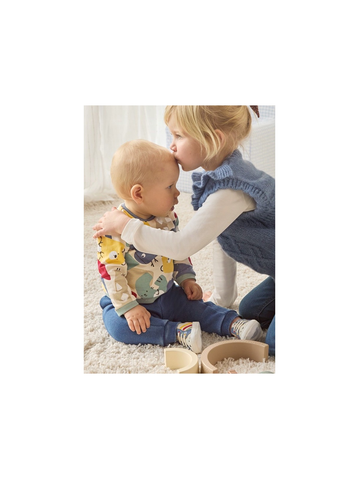 MAYORAL NEWBORN KOMPLET DRES  DLA CHŁOPCA BLUZA NA DŁUGI RĘKAW SPODNIE GRANTOWE 2523/59