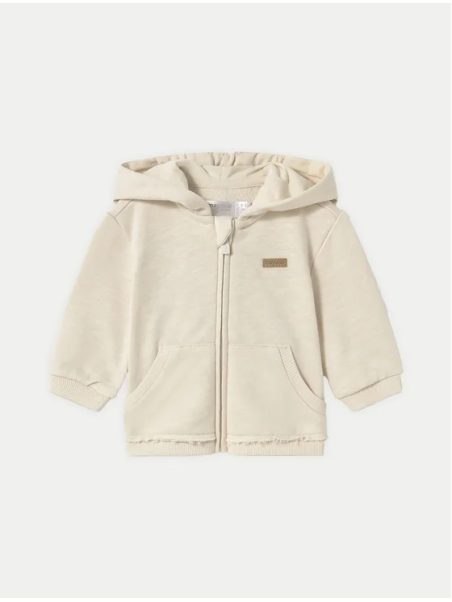 MAYORAL NEWBORN ROZPINANA BLUZA Z KAPTUREM  KREM 1455/1