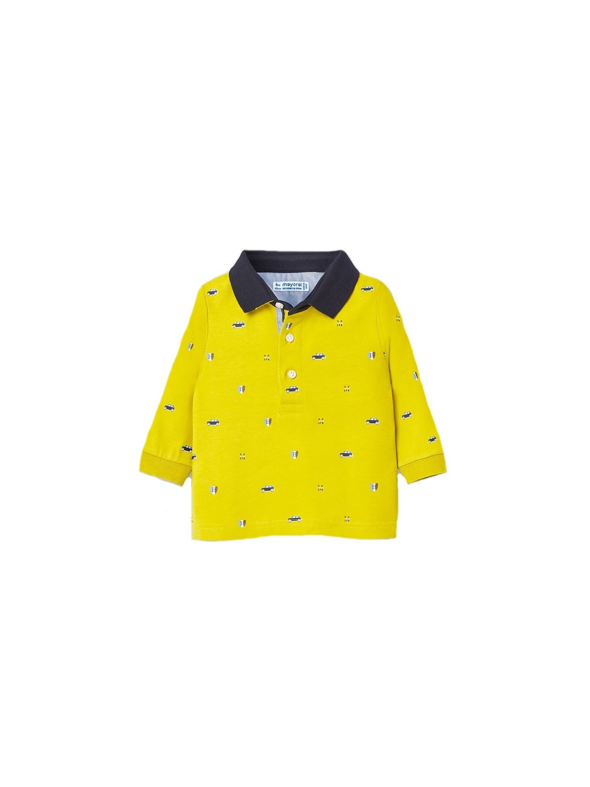 MAYORAL BABY KOSZULKA POLO DLA CHŁOPCA  LIMONKA GRANAT 2124/11