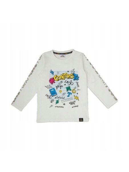 LiuJo KOSZULKA BLUZKA NA DŁUGI RĘKAW DLA DZIEWCZYNKI 4G1349 TX190