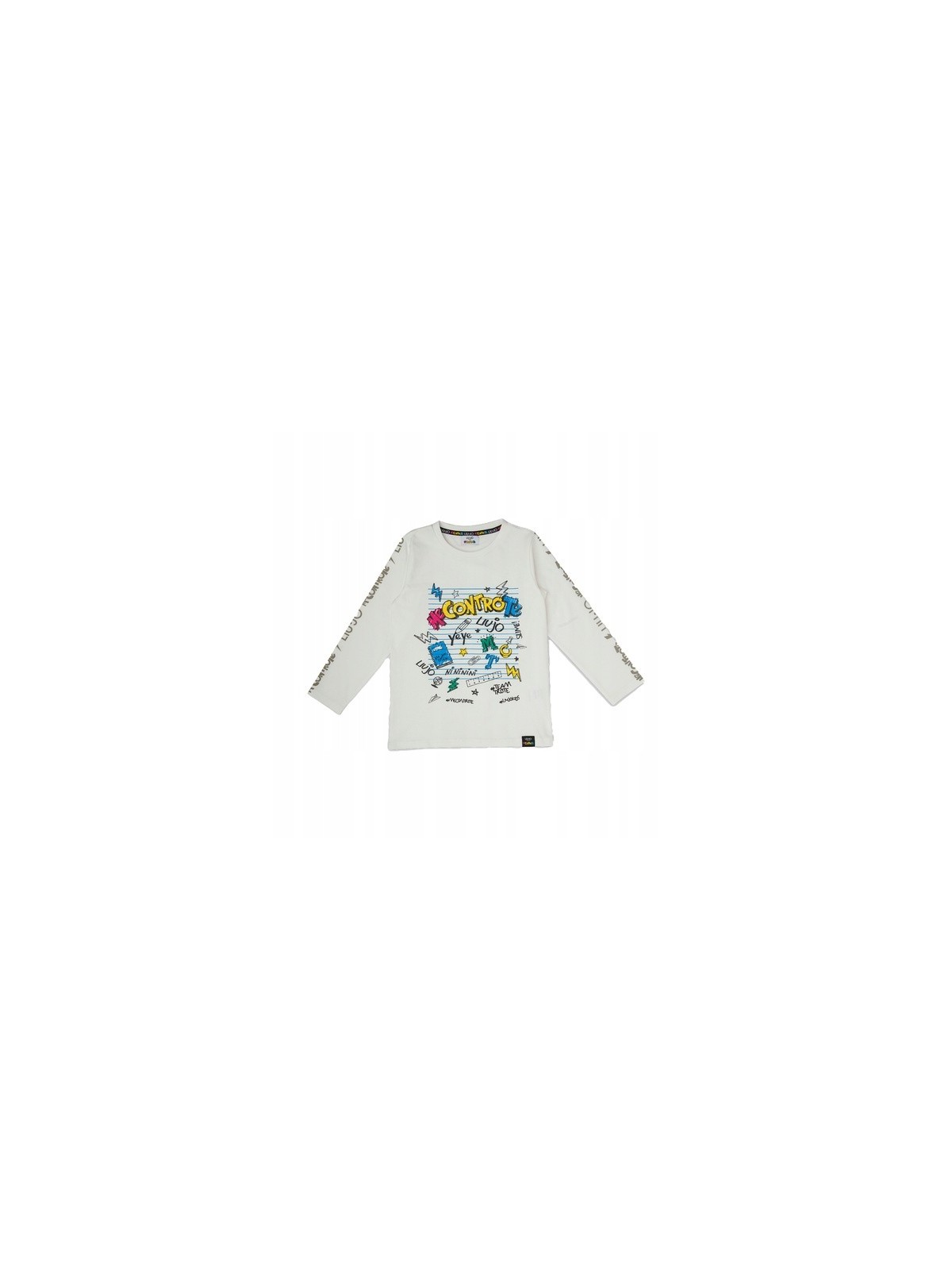 LiuJo KOSZULKA BLUZKA NA DŁUGI RĘKAW DLA DZIEWCZYNKI 4G1349 TX190