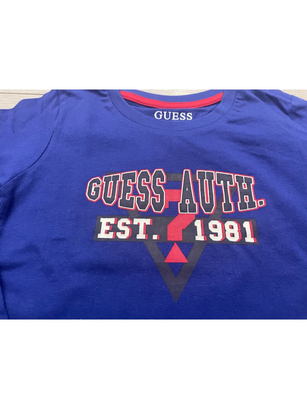 GUESS BLUZKA KOSZULKA DLA CHŁOPCA LOGO N2RI09K8HM0-HDFB