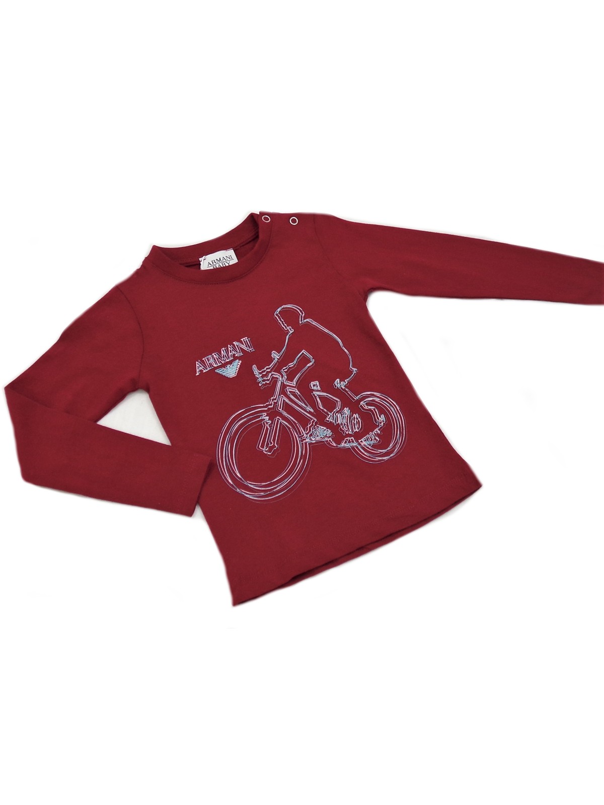ARMANI JEANS BABY KOSZULKA BLUZKA BORDO AJ2