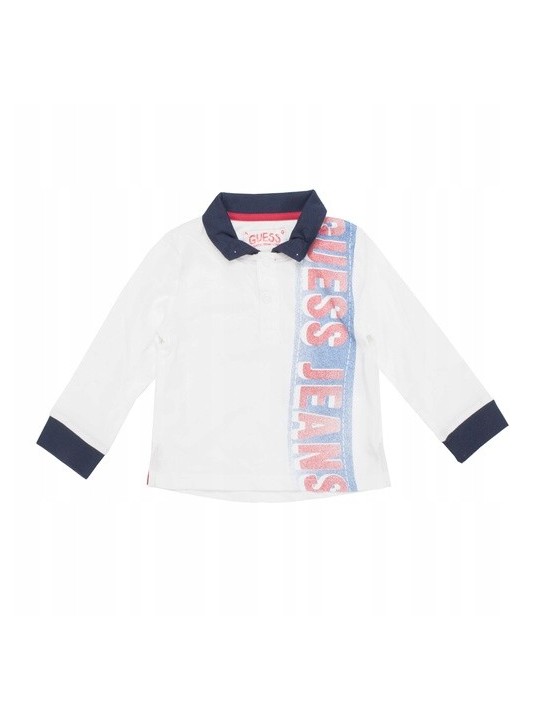 GUESS BLUZKA KOSZULKA POLO DLA CHŁOPCA NAPIS I73P00K5M20-A000