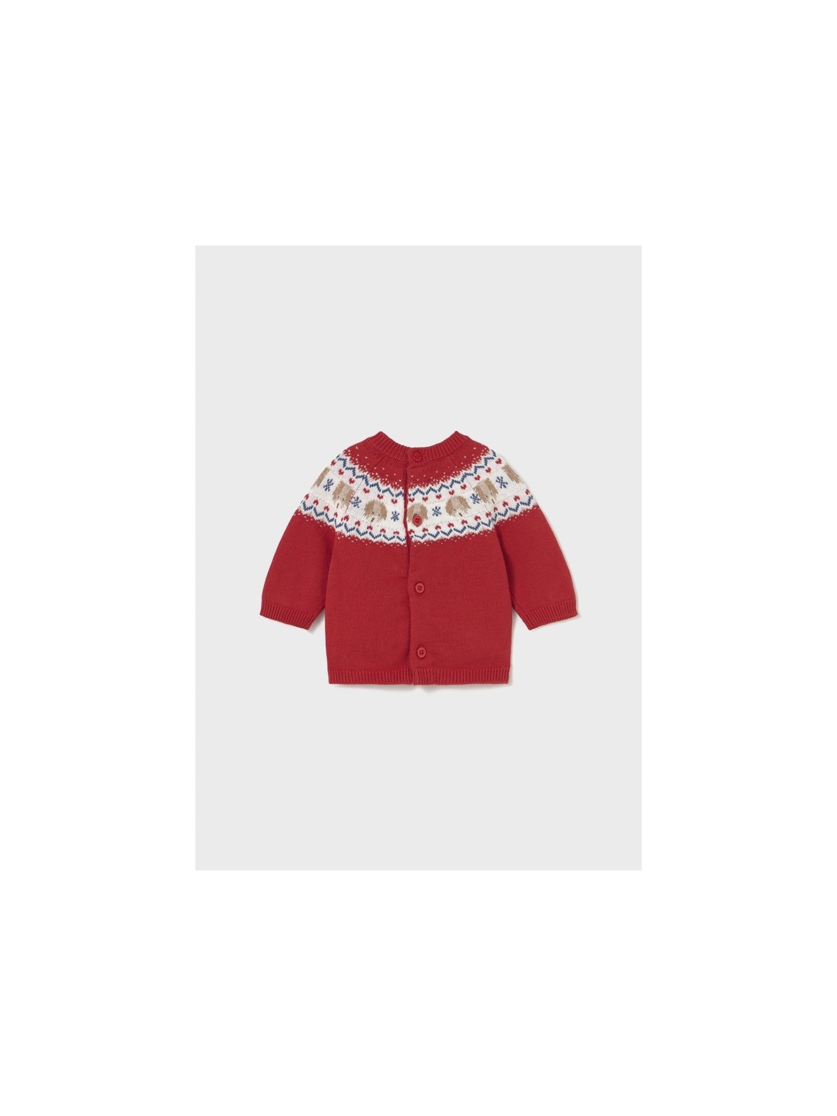 MAYORAL NEWBORN SWETER DLA CHŁOPCA CZERWONY 2336/95