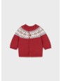 MAYORAL NEWBORN SWETER DLA CHŁOPCA CZERWONY 2336/95