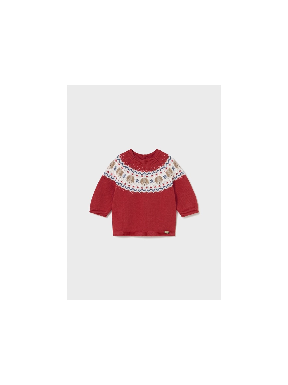 MAYORAL NEWBORN SWETER DLA CHŁOPCA CZERWONY 2336/95