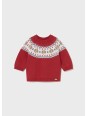 MAYORAL NEWBORN SWETER DLA CHŁOPCA CZERWONY 2336/95