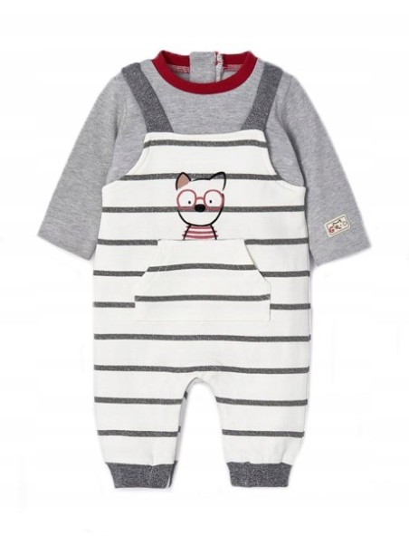 MAYORAL NEWBORN PAJAC PASKI SZARY KREMOWY 2648