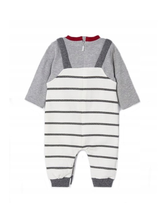 MAYORAL NEWBORN PAJAC PASKI SZARY KREMOWY 2648