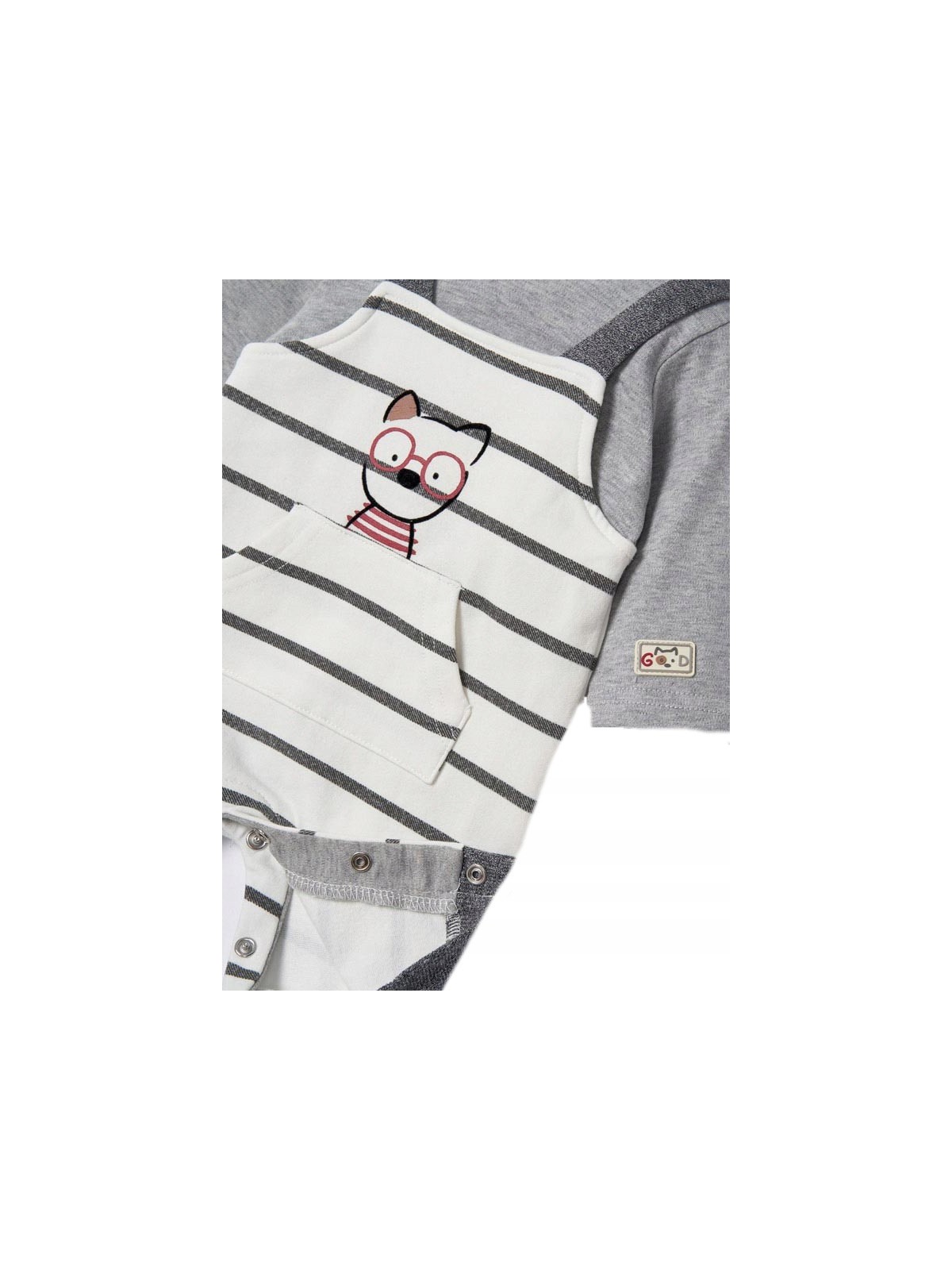 MAYORAL NEWBORN PAJAC PASKI SZARY KREMOWY 2648