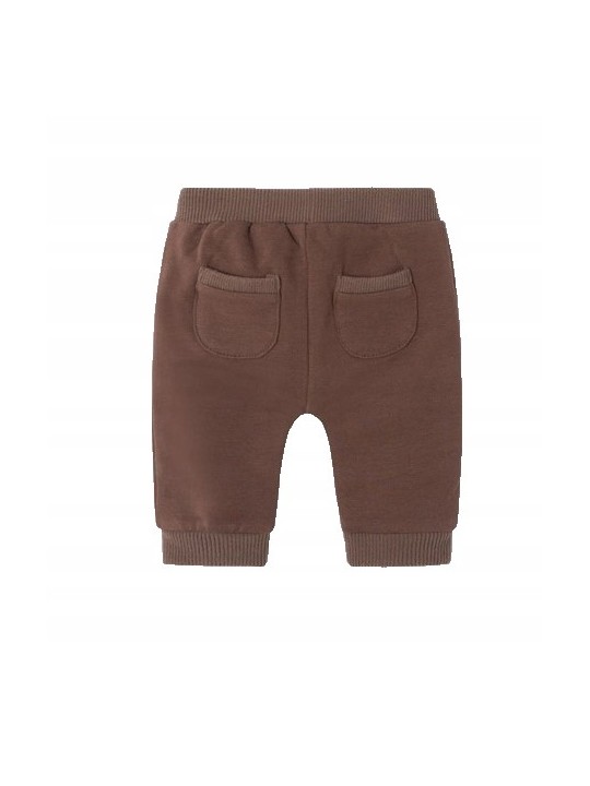 MAYORAL NEWBORN  KOMPLET DRES DLA CHŁOPCA BLUZA  Z KAPTUREM W PASKI BRĄZOWE SPODNIE KOSZULKA KREMOWA 2651