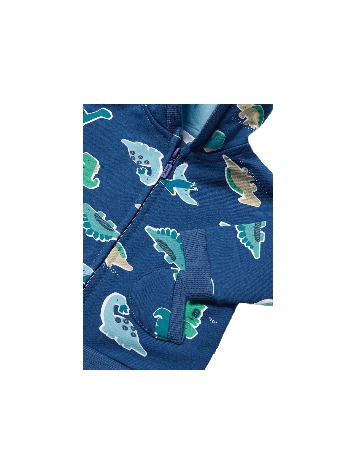 MAYORAL NEWBORN  KOMPLET DRES DLA CHŁOPCA BLUZA  Z KAPTUREM ROZPINANA KOSZULKA  SPODNIE 1892