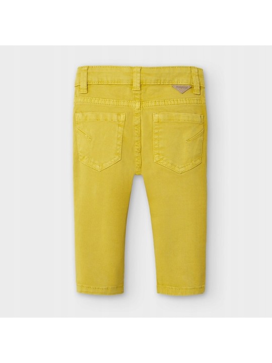 MAYORAL BABY SPODNIE DLA CHŁOPCA SLIM FIT LIMONKA OLIWIKA  563/79