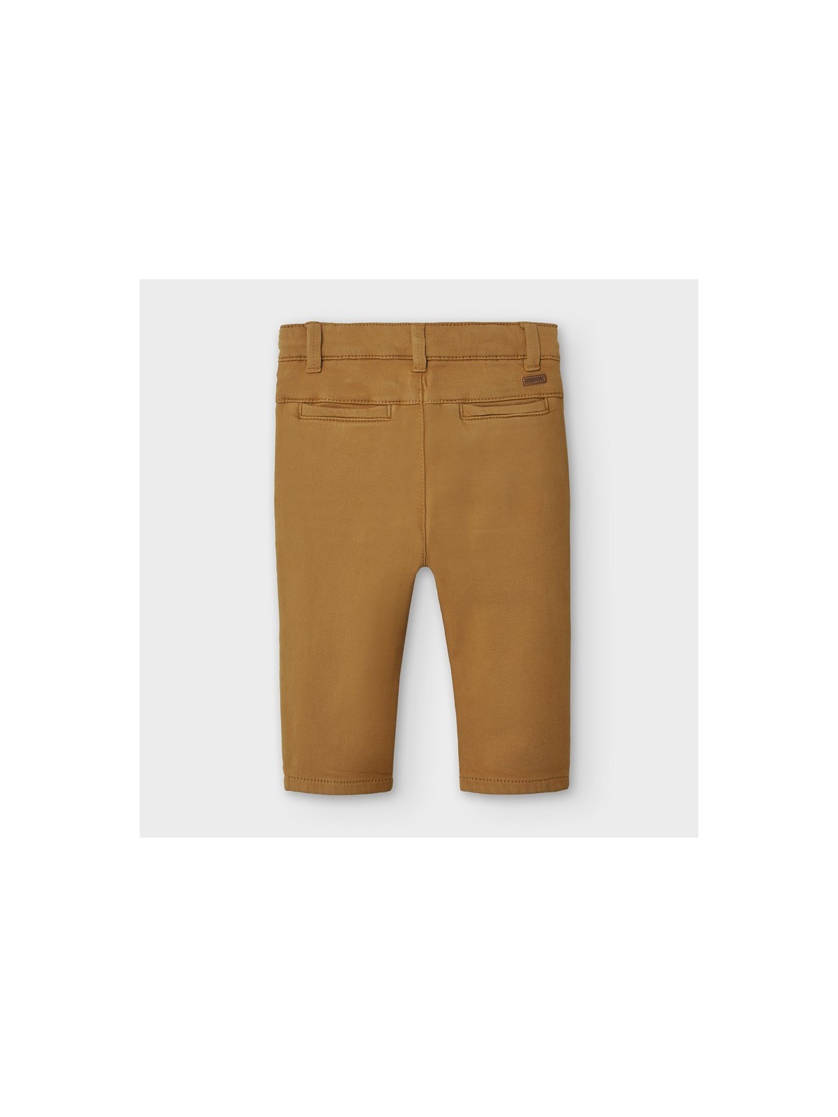 MAYORAL BABY SPODNIE MATERIAŁOWE DLA CHŁOPCA BRĄZOWE CHINO REGULAR 2581/74