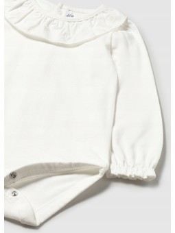 MAYORAL BABY BODY NA DŁUGI RĘKAW DLA DZIEWCZYNKI Z KOŁNIERZYKIEM 2734/20