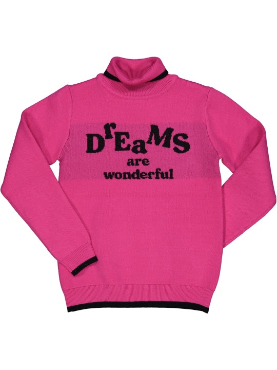 BIRBA TRYBEYOND SWETER GOLF RÓŻOWY  Z NAPISEM  999 76780 00 56A