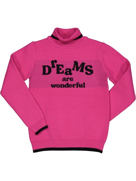 BIRBA TRYBEYOND SWETER GOLF RÓŻOWY  Z NAPISEM  999 76780 00 56A