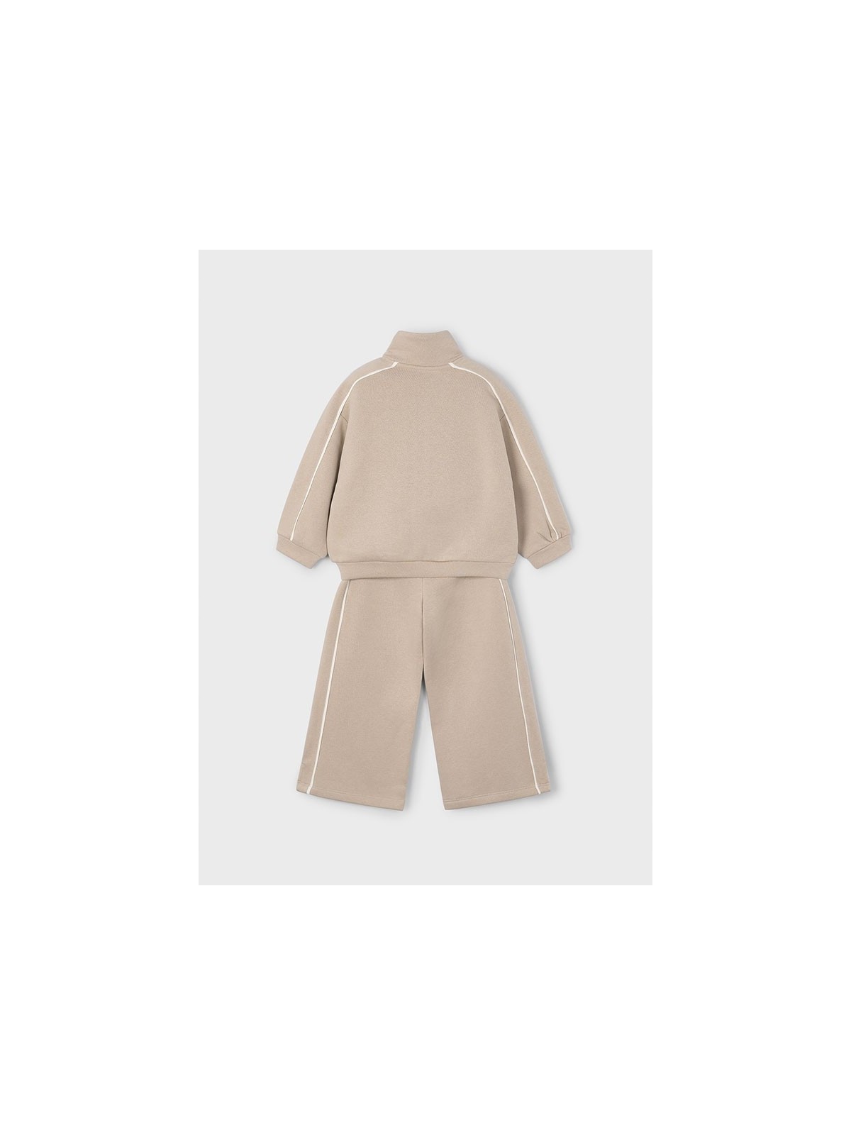 MAYORAL KOMPLET DRES DLA DZIEWCZYNKI BLUZA ROZPINANA SPODNIE BEŻ 4897/39