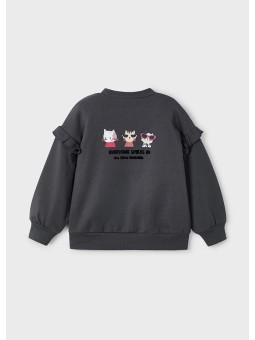 MAYORAL BLUZA DLA DZIEWCZYNKI GRAFIT 4433/36