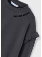 MAYORAL BLUZA DLA DZIEWCZYNKI GRAFIT 4433/36