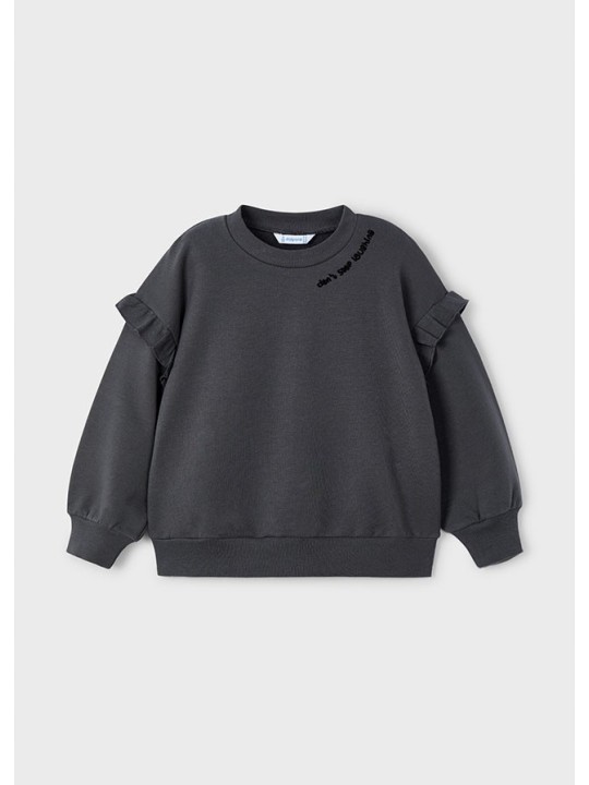 MAYORAL BLUZA DLA DZIEWCZYNKI GRAFIT 4433/36