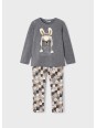 MAYORAL KOMPLET DLA DZIEWCZYNKI KOSZULKA NA DŁUGI RĘKAW SZARA LEGINSY  WZORY 4795/53