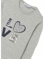 MAYORAL KOSZULKA BLUZKA NA DŁUGI RĘKAW SZARA  830/11