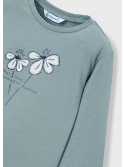 MAYORAL KOSZULKA BLUZKA NA DŁUGI RĘKAW CZERWONA 178/18