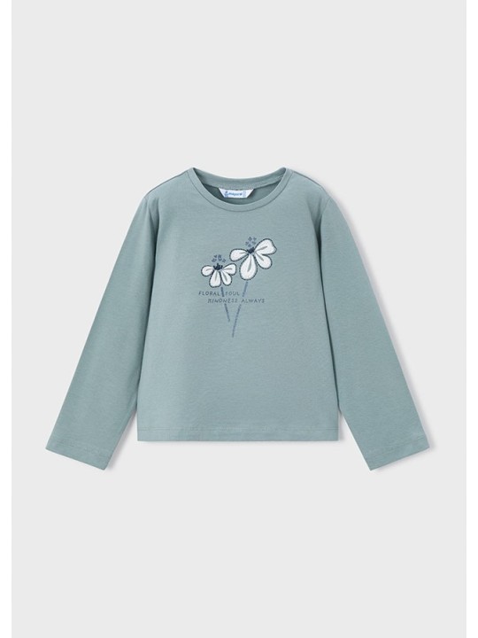 MAYORAL KOSZULKA BLUZKA NA DŁUGI RĘKAW CZERWONA 178/18