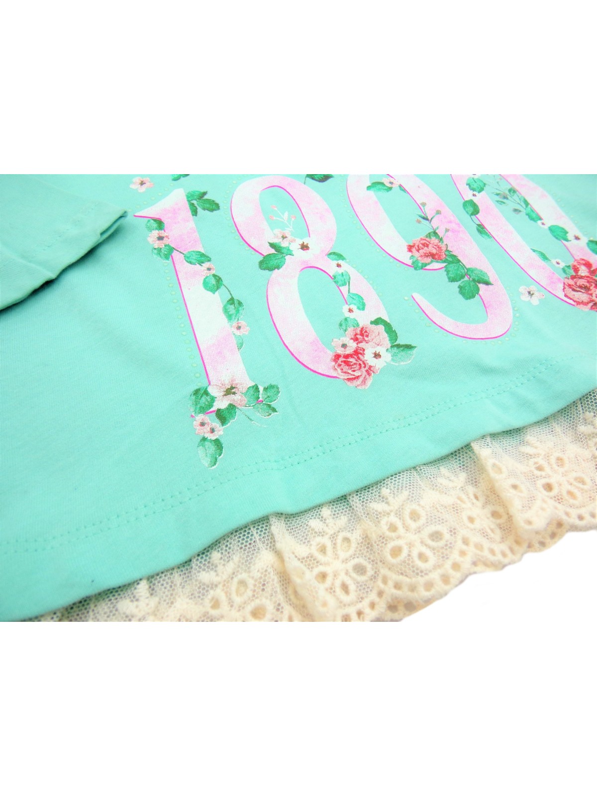 U.S POLO ASSN. BLUZKA KOSZULKA  DLA DZIEWCZYNKI KOLOR ZIELONY 000005447082