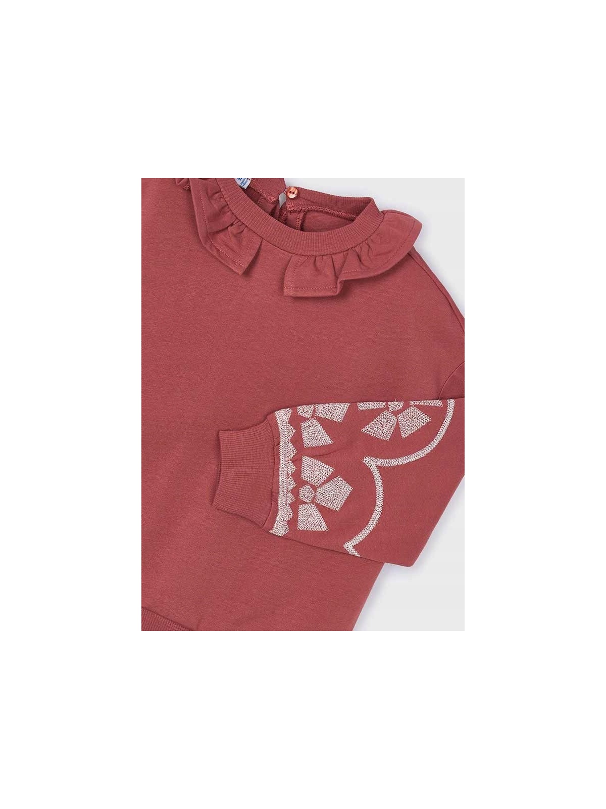 MAYORAL BLUZA DLA DZIEWCZYNKI HAFTY BORDOWY 4430/28