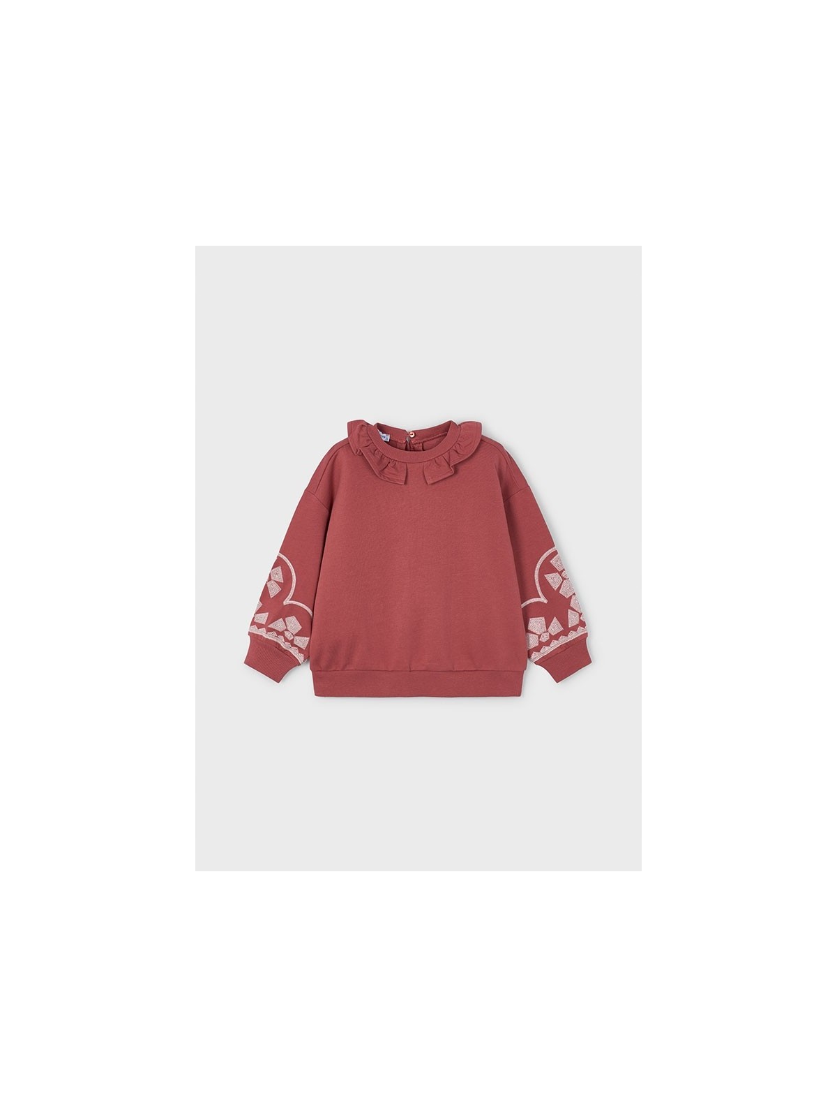 MAYORAL BLUZA DLA DZIEWCZYNKI HAFTY BORDOWY 4430/28