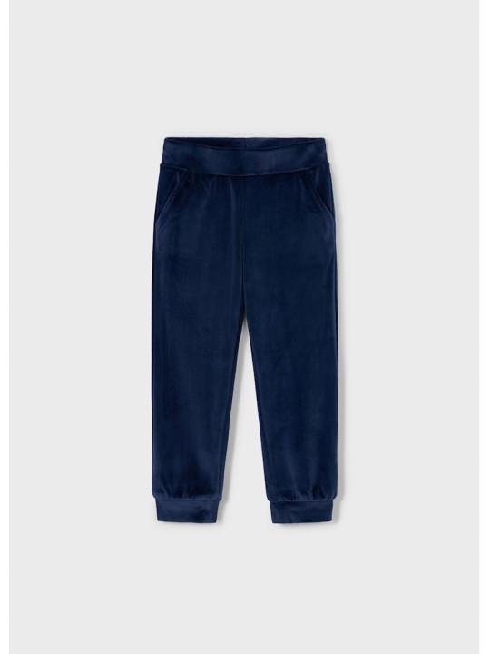 MAYORAL KOMPLET DRES DLA DZIEWCZYNKI WELUROWY BLUZA Z BROKATEM KOSZULKA NA DŁUGI RĘKAW SPODNIE 4892/61