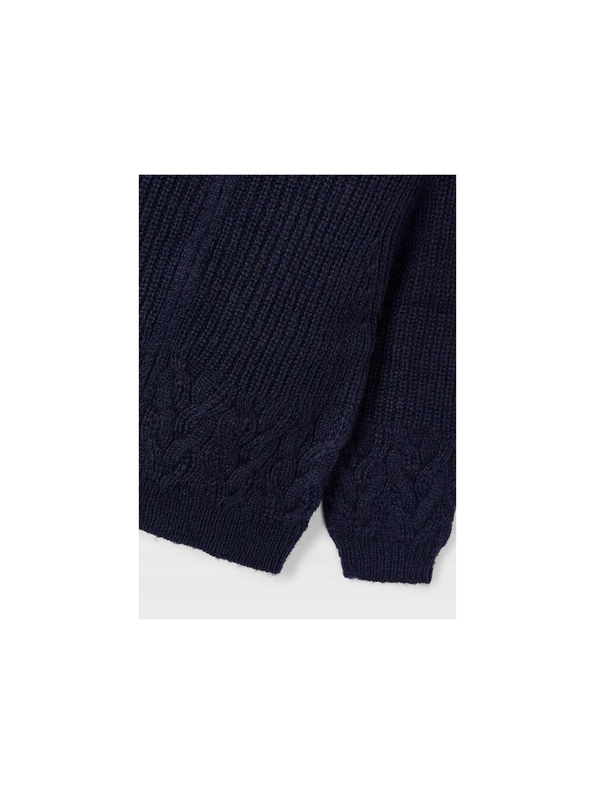 MAYORAL SWETER ROZPINANY DLA DZIEWCZYNKI GRANATOWY 4389/3