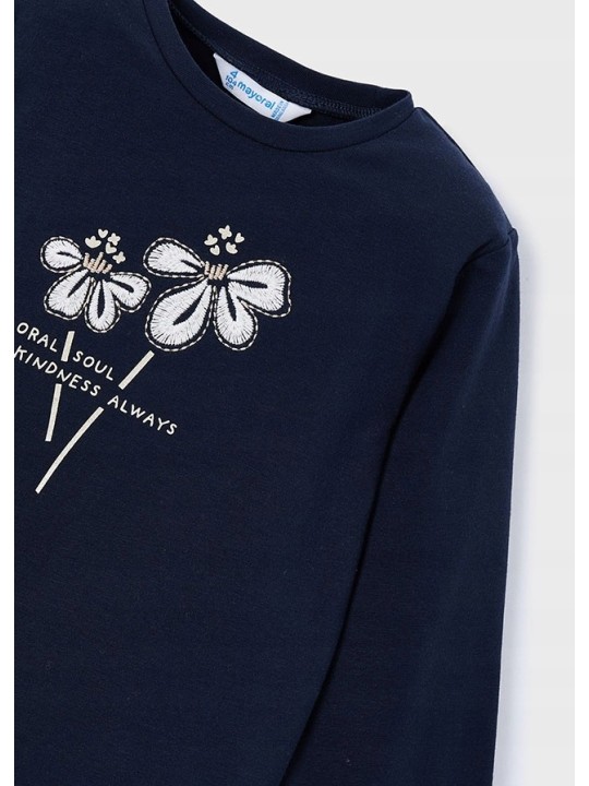 MAYORAL KOSZULKA BLUZKA NA DŁUGI RĘKAW CZERWONA 178/18