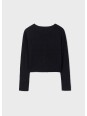 MAYORAL SWETER ROZPINANY DLA DZIEWCZYNKI CZARNY 6338/85