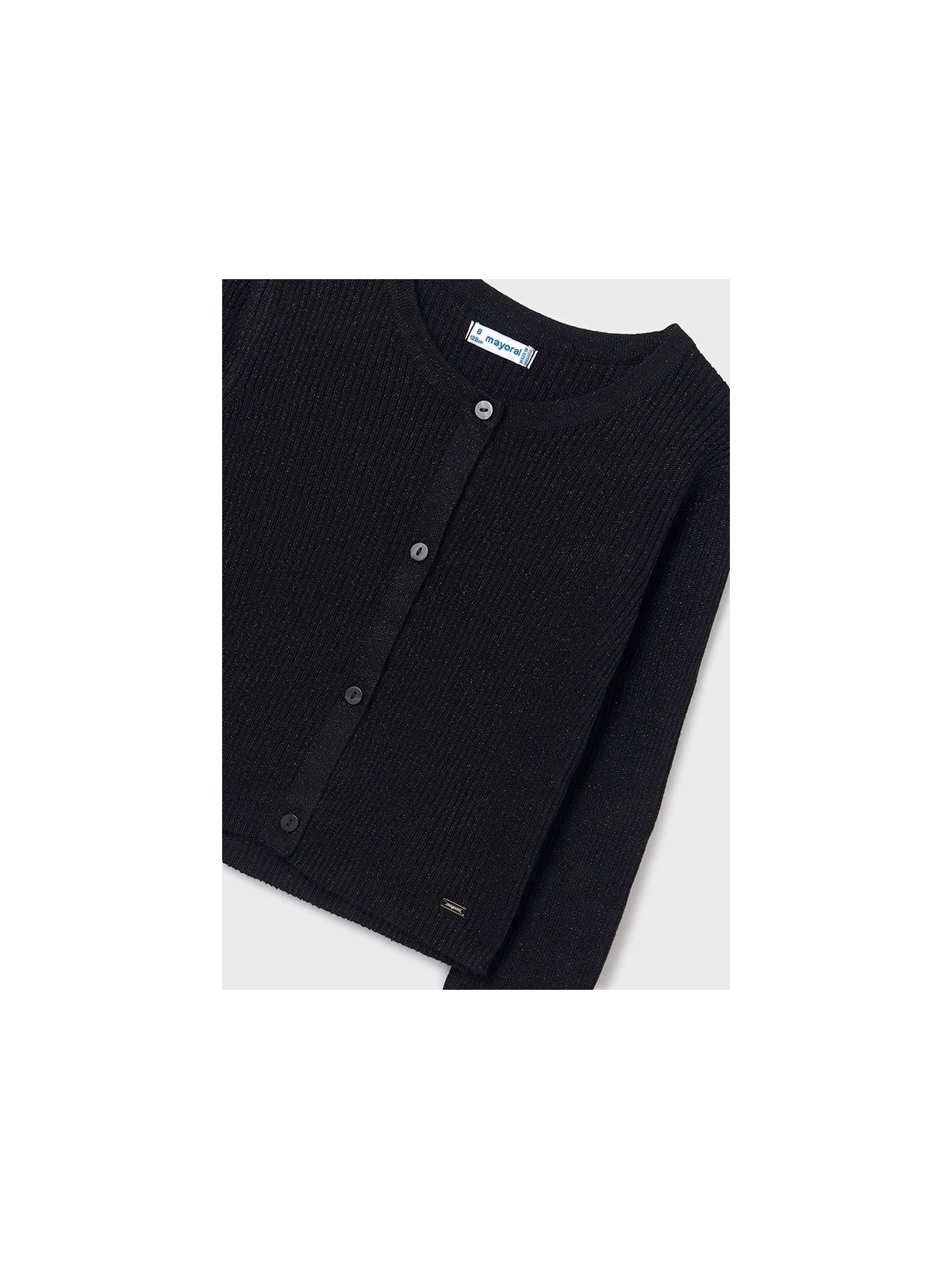 MAYORAL SWETER ROZPINANY DLA DZIEWCZYNKI CZARNY 6338/85