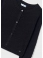 MAYORAL SWETER ROZPINANY DLA DZIEWCZYNKI CZARNY 6338/85