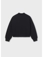 MAYORAL BLUZA DLA DZIEWCZYNKI ROZPINANA BOMBERKA CZARNA  7428/36