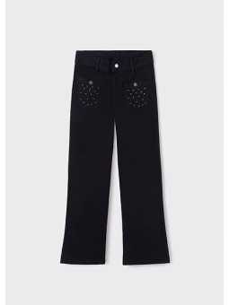 MAYORAL SPODNIE DLA DZIEWCZYNKI SZEROKA NOGAWAKA KRYSZTAŁKI 7504/17