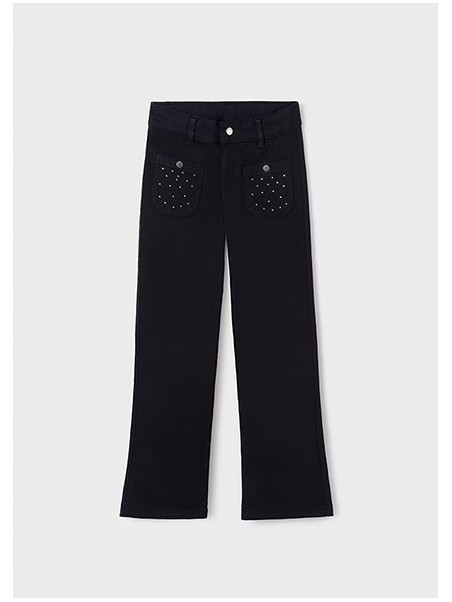 MAYORAL SPODNIE DLA DZIEWCZYNKI SZEROKA NOGAWAKA KRYSZTAŁKI 7504/17