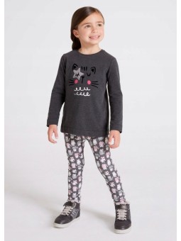 MAYORAL SPODNIE LEGINSY DLA DZIEWCZYNKI KOTY 4764/94