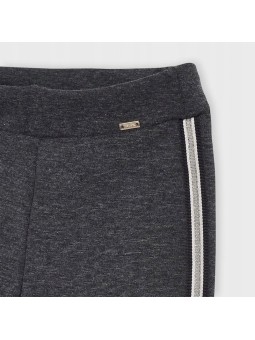 MAYORAL SPODNIE LEGINSY DLA DZIEWCZYNKI GRAFIT LAMPAS 4718/71