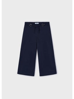 MAYORAL SPODNIE MATEERIAŁOWE SZEROKIE GRANAT 4585/50