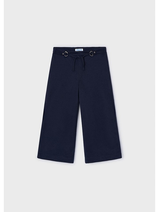 MAYORAL SPODNIE MATEERIAŁOWE SZEROKIE GRANAT 4585/50