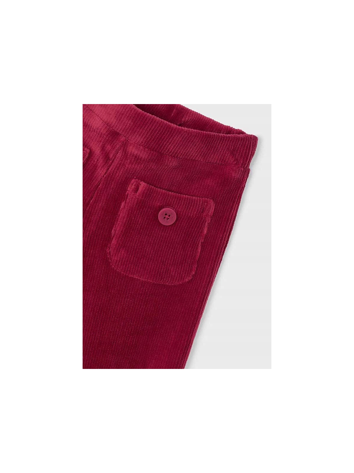 MAYORAL SZTRUKSOWE SZEROKIE SPODNIE CZERWONE DLA DZIEWCZYNKI 4575/74