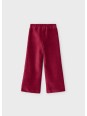 MAYORAL SZTRUKSOWE SZEROKIE SPODNIE CZERWONE DLA DZIEWCZYNKI 4575/74