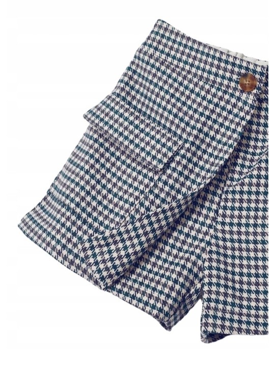 MAYORAL KRÓTKIE SPODENKI SZORTY W  PEPITKĘ  4951/36